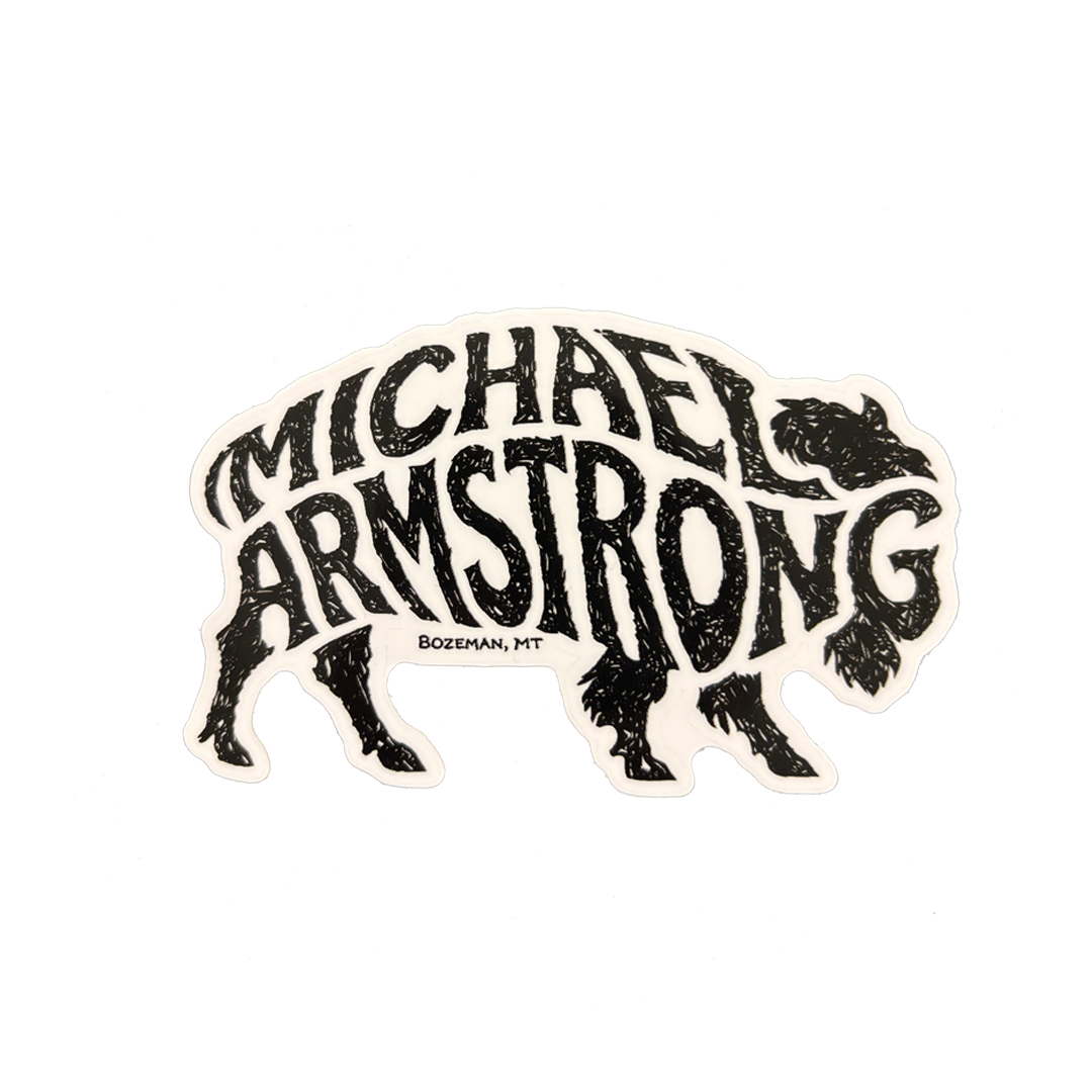 Bison Sticker